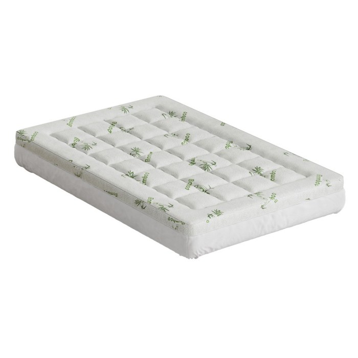 giselle bedding mattress topper pillowtop bamboo 7.5cm king single giselle bedding mattress topper pillowtop bamboo 7.5cm king single