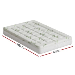 giselle bedding mattress topper pillowtop bamboo 7.5cm king single giselle bedding mattress topper pillowtop bamboo 7.5cm king single