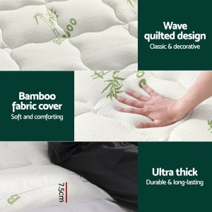 giselle bedding mattress topper pillowtop bamboo 7.5cm queen giselle bedding mattress topper pillowtop bamboo 7.5cm queen