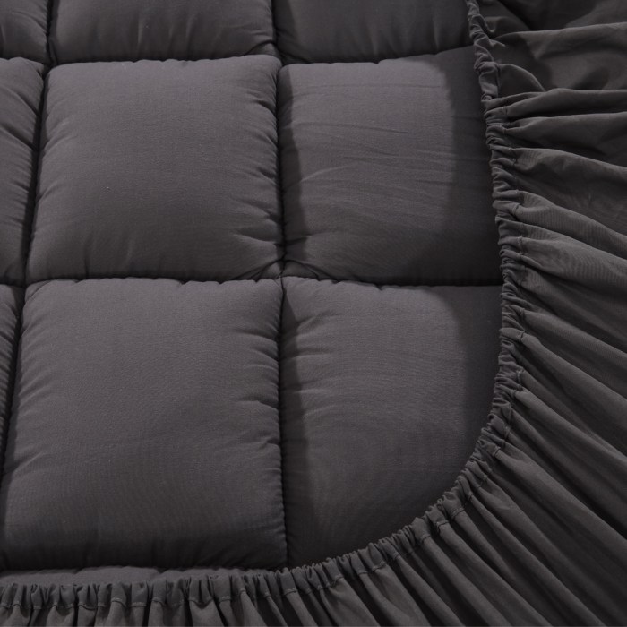 giselle bedding mattress topper pillowtop bamboo charcoal single