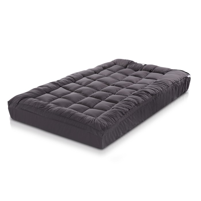 giselle bedding mattress topper pillowtop bamboo charcoal single