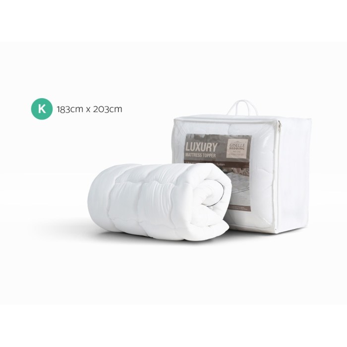 giselle bedding mattress topper pillowtop king