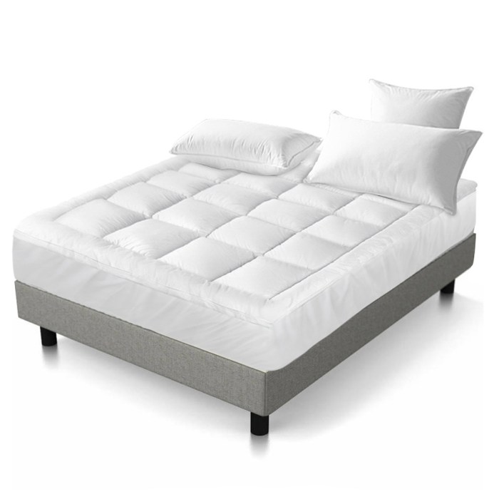 giselle bedding mattress topper pillowtop protector pad king