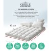 giselle bedding mattress topper pillowtop protector pad king single