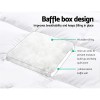 giselle queen mattress topper pillowtop 1000gsm microfibre filling protector