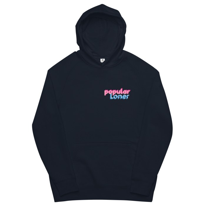 popular loner unisex kangaroo pocket hoodie