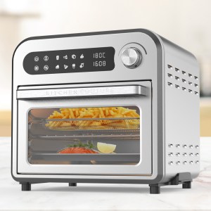 kitchen couture 10 litre compact air fryer oven oil free cooking silver kitchen couture 10 litre compact air fryer oven oil free cooking silver