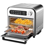 kitchen couture 10 litre compact air fryer oven oil free cooking silver kitchen couture 10 litre compact air fryer oven oil free cooking silver