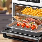 kitchen couture 10 litre compact air fryer oven oil free cooking silver kitchen couture 10 litre compact air fryer oven oil free cooking silver