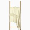oxford throw merino wool blend ivory