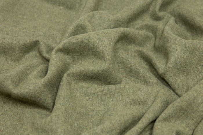paddington throw fine wool blend olive