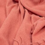 paddington throw fine wool blend peach