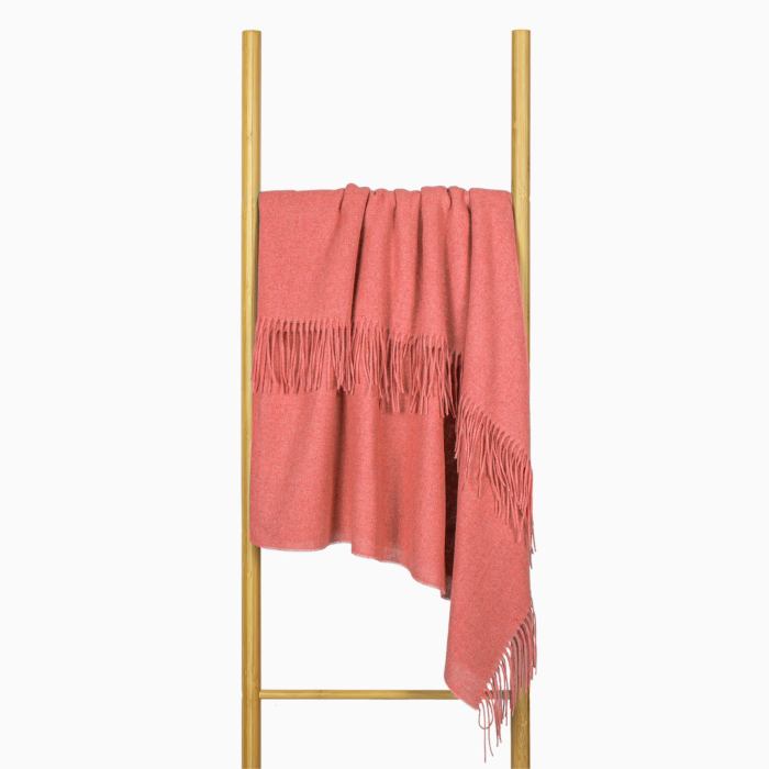 paddington throw fine wool blend peach paddington throw fine wool blend peach
