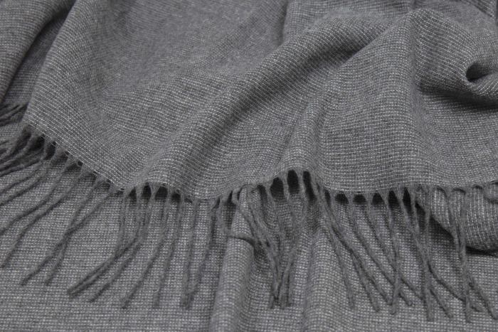 paddington throw fine wool blend slate