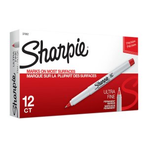 sharpie ultra fine point permanent marker red box of 12 sharpie ultra fine point permanent marker red box of 12