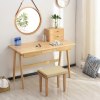 hanging round wall mirror 38 cm solid bamboo frame and adjustable leather strap for bathroom and bedroom hanging round wall mirror 38 cm solid bamboo frame and adjustable leather strap for bathroom and bedroom