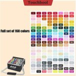 168 colours graffiti pen permanent marker pens set for adults and children