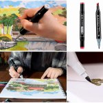 168 colours graffiti pen permanent marker pens set for adults and children