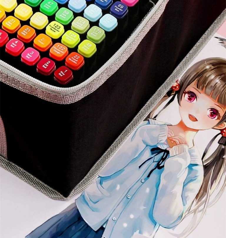 168 colours graffiti pen permanent marker pens set for adults and children