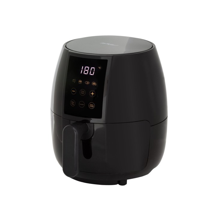 3L Digital Air Fryer w/ 200 C, Non-Stick & Removable Basket 3L Digital Air Fryer w/ 200 C, Non-Stick & Removable Basket