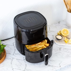 6l digital air fryer w/ 1600w & glass window 6l digital air fryer w/ 1600w & glass window
