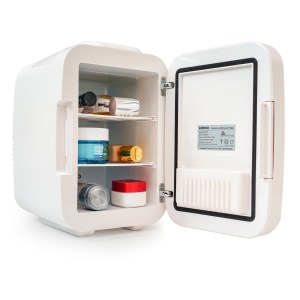 4l cosmetics, beauty & skincare fridge white