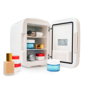 4l cosmetics, beauty & skincare fridge white