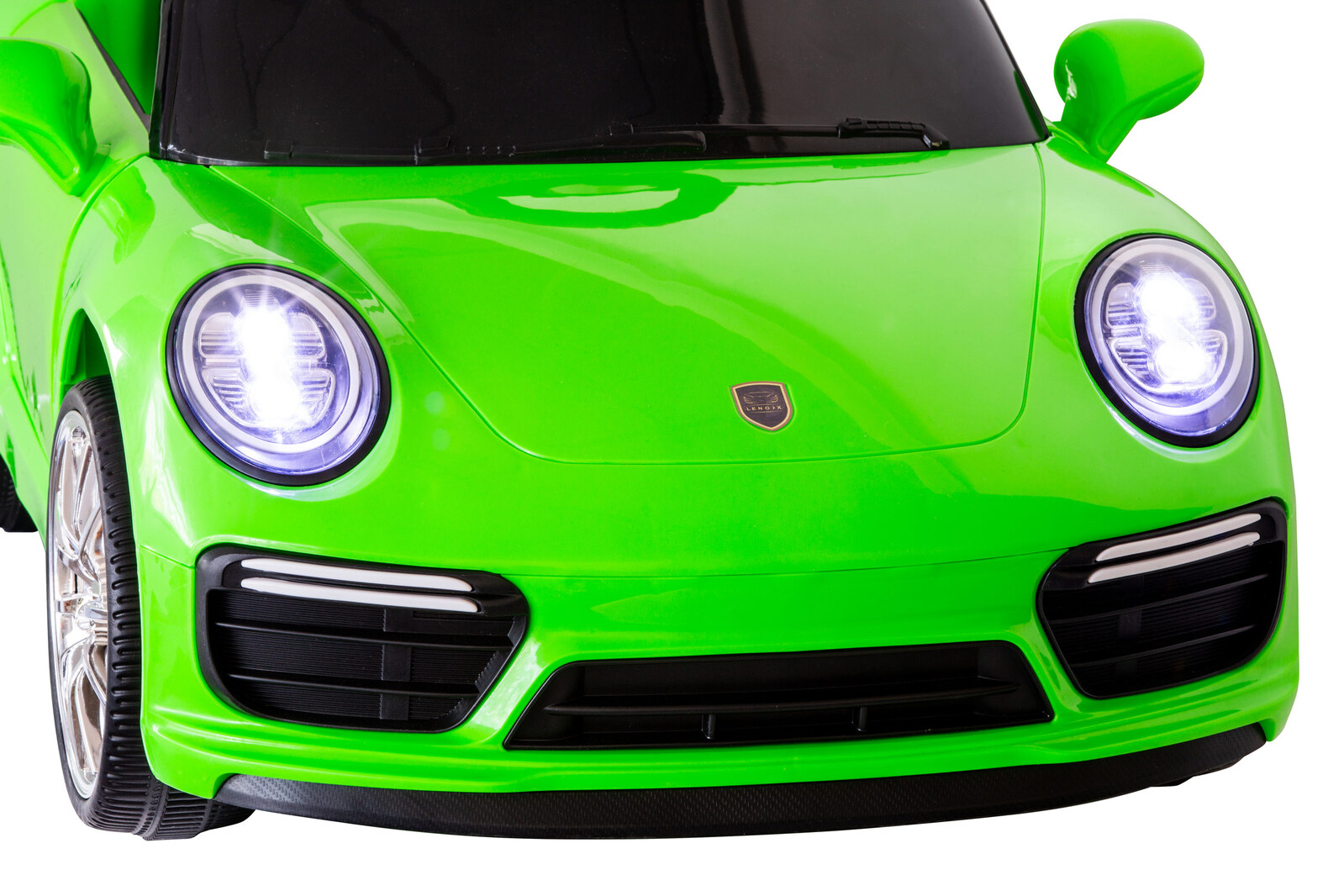 porsche inspired design ride on (green) electric car with parental remote control