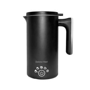 hot & cold milk frother, 5 modes for foam, warming & frothing milk