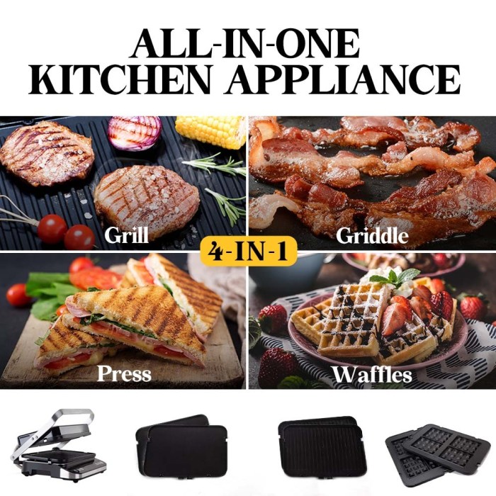 eurochef euc cg7 smart multi contact grill sandwich panini press maker fast cafe style