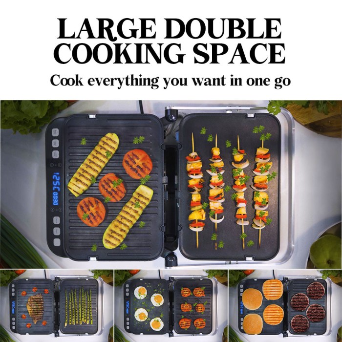 eurochef euc cg7 smart multi contact grill sandwich panini press maker fast cafe style