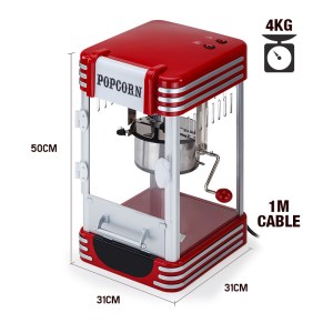 eurochef popcorn machine popper popping classic cooker microwave