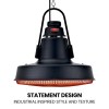 thermomate 1500w hanging outdoor electric patio heater, radiant carbon fiber element, with remote control thermomate 1500w hanging outdoor electric patio heater, radiant carbon fiber element, with remote control