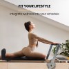 proflex wooden pilates reformer machine, stretch bed with box and jump board accessories proflex wooden pilates reformer machine, stretch bed with box and jump board accessories