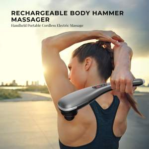 rechargeable body hammer massager handheld portable cordless electric massage rechargeable body hammer massager handheld portable cordless electric massage