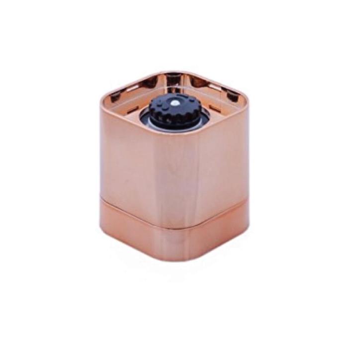 salt and pepper grinder 180ml glass design + rose gold bottle manual hand mill