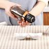 salt and pepper grinder 180ml glass design + rose gold bottle manual hand mill