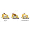 au plug oliso pro iron itouch smart technology clothes steamer quilting tg1100