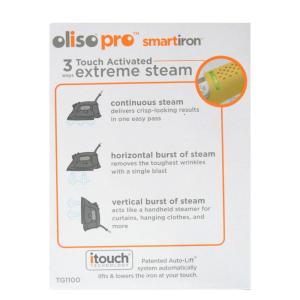 au plug oliso pro iron itouch smart technology clothes steamer quilting tg1100