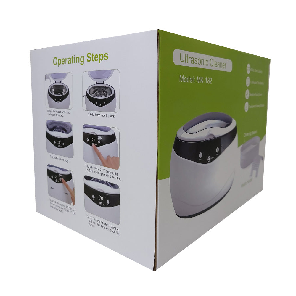 650ml digital ultrasonic cleaner ultra sonic bath heated parts jewelry cleaning