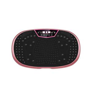 pink mini vibration platform magnet therapy vibrating machine exercise plate