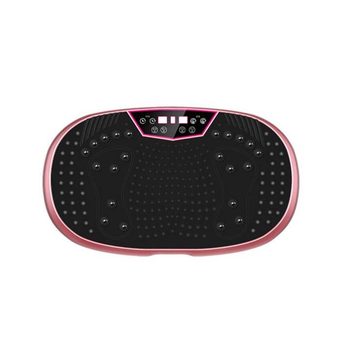 pink mini vibration platform magnet therapy vibrating machine exercise plate