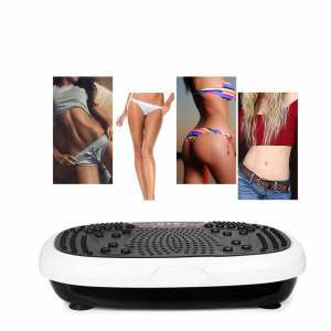 pink mini vibration platform magnet therapy vibrating machine exercise plate