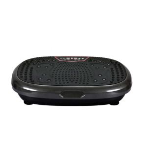 black mini vibration platform magnet therapy vibrating machine exercise plate