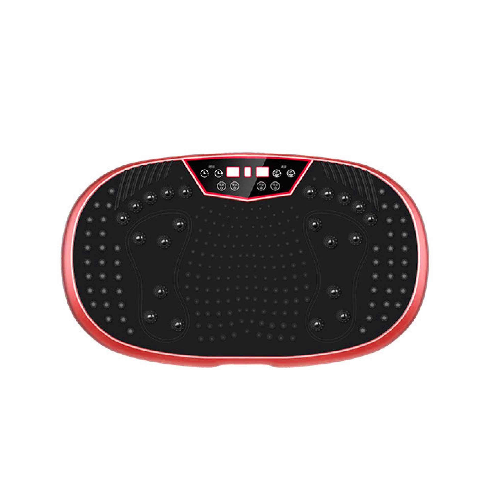 red mini vibration platform magnet therapy vibrating machine exercise plate