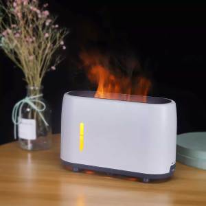 essential oil aroma diffuser and remote white 240ml flame fire style air humidifier essential oil aroma diffuser and remote white 240ml flame fire style air humidifier