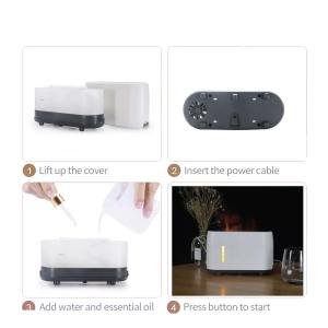 essential oil aroma diffuser and remote white 240ml flame fire style air humidifier essential oil aroma diffuser and remote white 240ml flame fire style air humidifier
