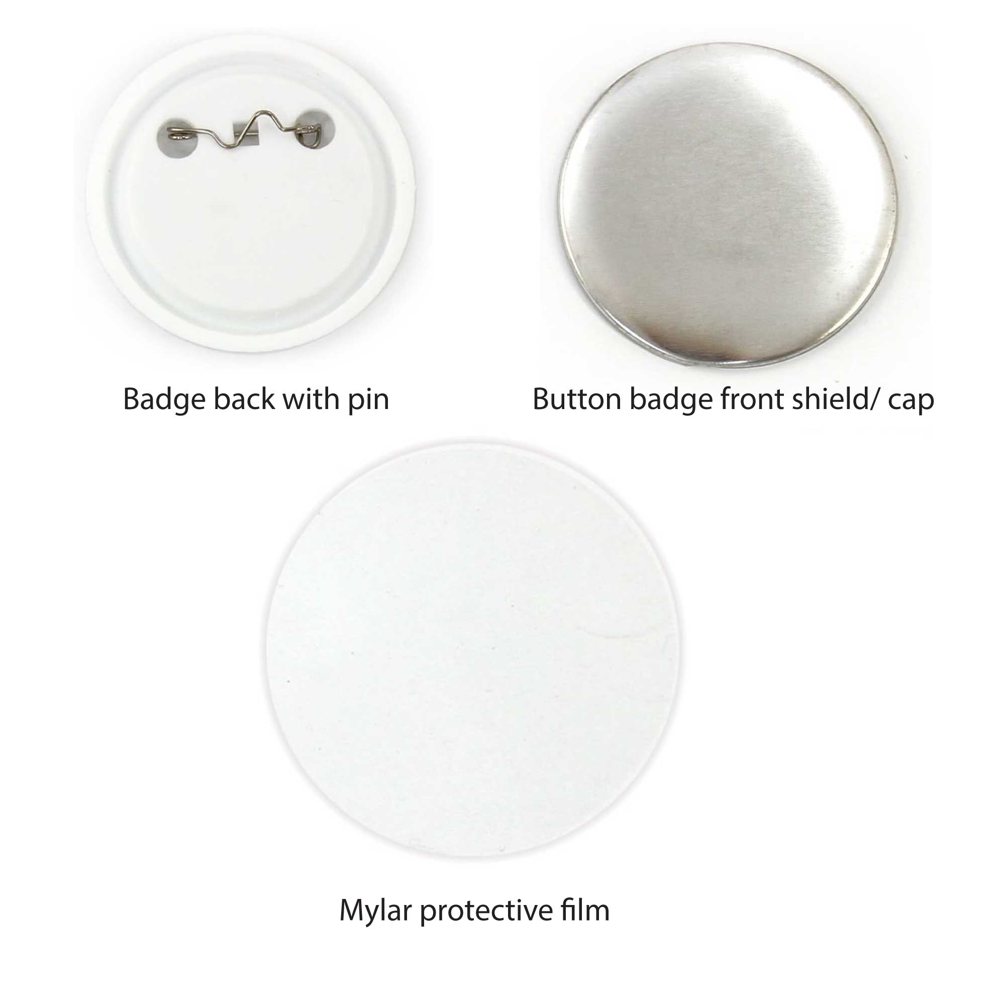 button badge 25mm mould + 500x 25mm badges craft diy hobby