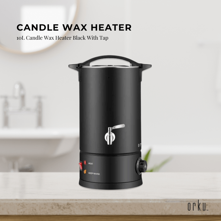 10l candle wax heater black with tap soy wax melter candle making pot 10l candle wax heater black with tap soy wax melter candle making pot