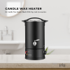 8l candle wax heater black with tap and accessories candle wax melter